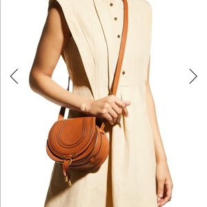 Chloe Marcie Small Saddle Crossbody Bag